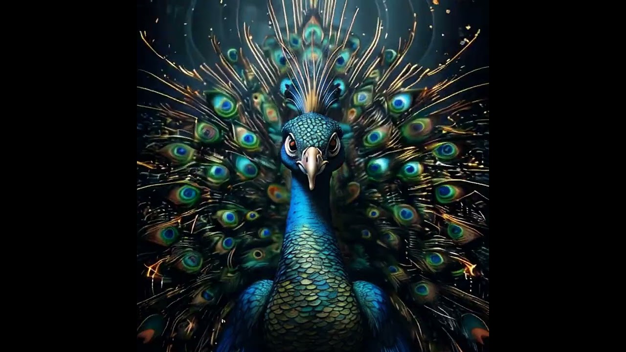 Павлин-мавлин #peacock #gorgeous #birdslover #павлин #птицы #animation #digitalart #creative #nature