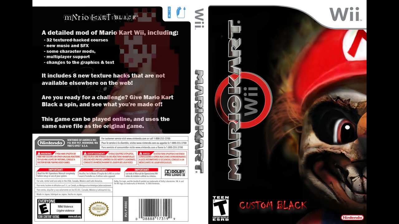 Mario Kart Black Wii