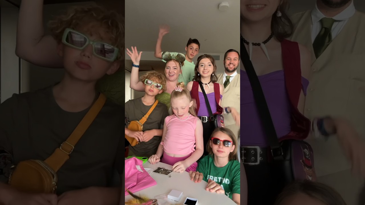 GRWM + my 5 kids to premiere NEW RIDE at Disney World Tiana&rsquo;s Bayou Adventure!!! 👑🐸✨
