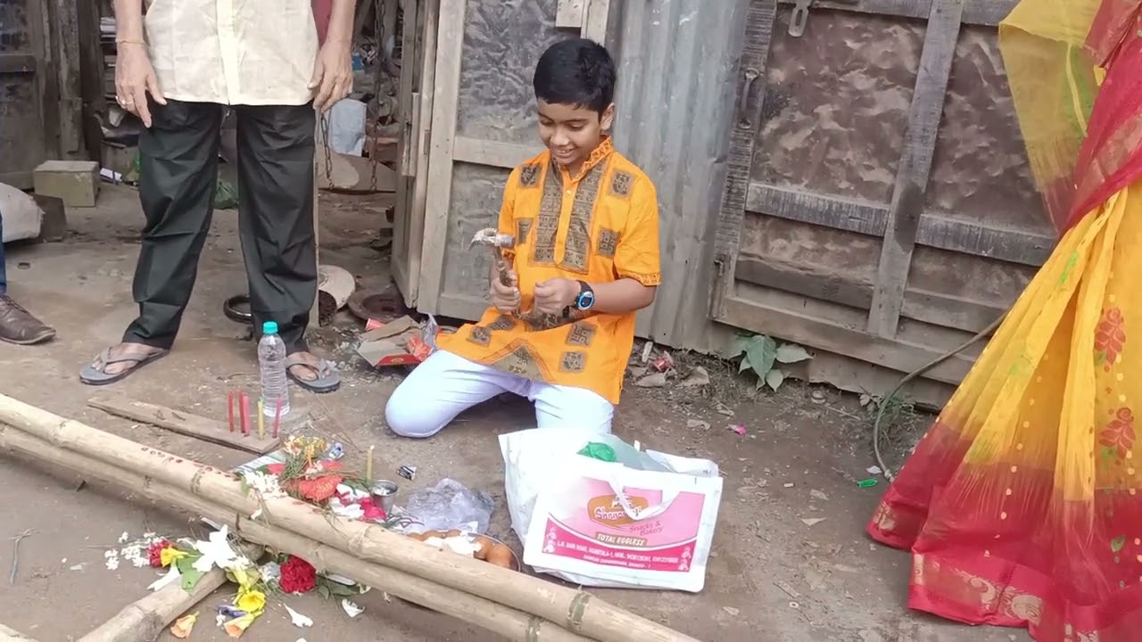 Aji shankhe Shankhe Maha Durga Puja Katham Khili 2023 Benoy Prasad Chakraborty.