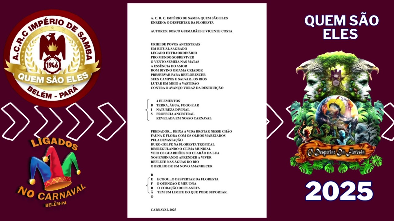 LIGADOS NO CARNAVAL  - QUEM SÃO ELES 2025.