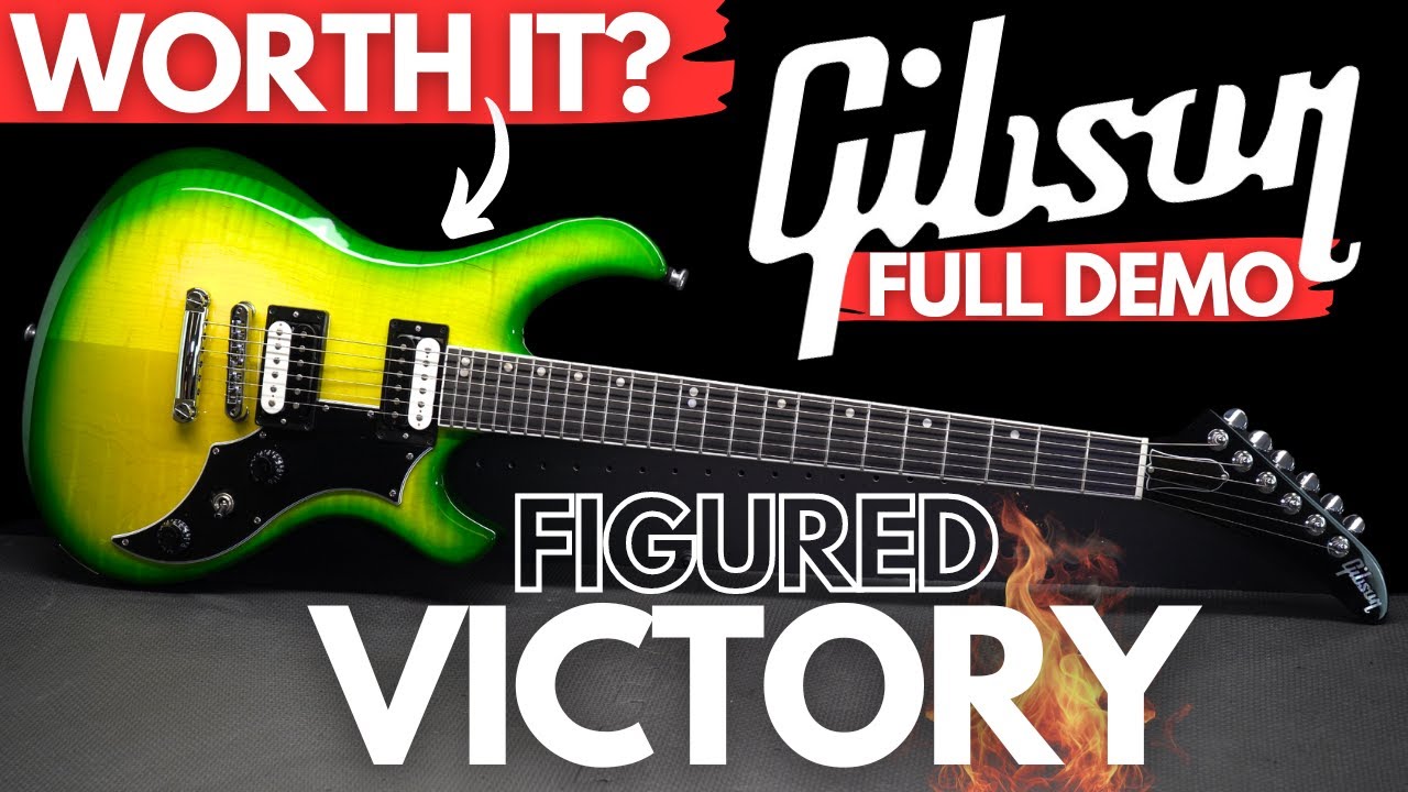 Gibson Victory FIGURED TOP FULL DEMO (Worth Extra $500?)