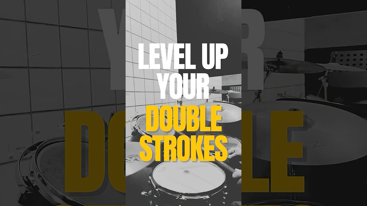 Level Up Your Double Strokes! 🚀 #DrumLessons #DrumFill #DoubleStroke #beginner  #DrumPractice #RRLL