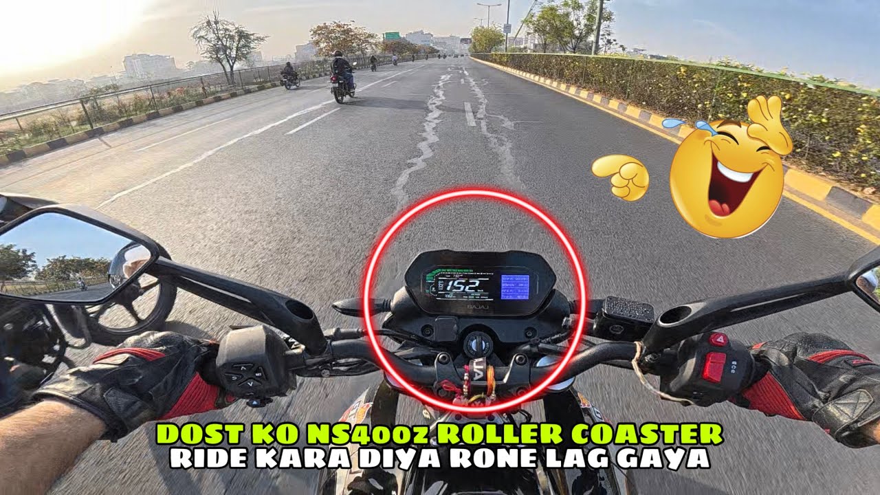 Aaj Dost Ko Karayi NS400 Roller Coaster Ride 😆 Socha Nahi Tha Itna Darr Jaayega 🤣