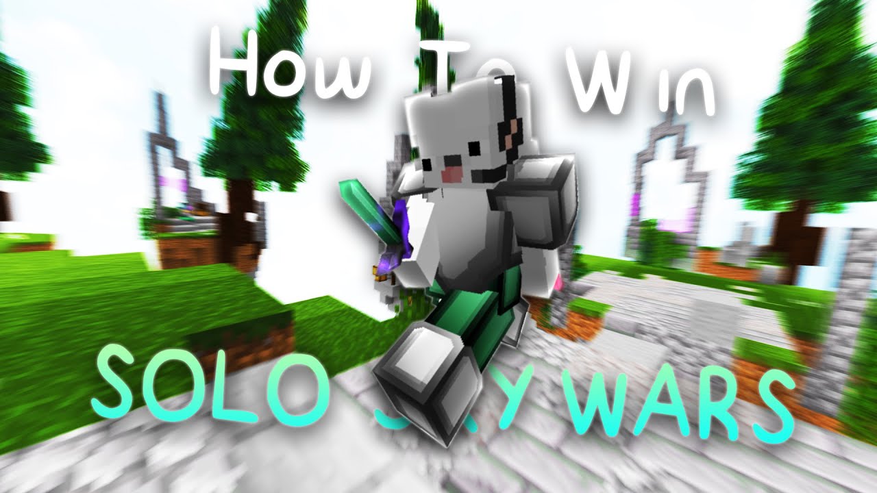 How to Win Solo Skywars + Grind EXP