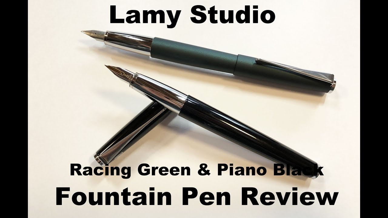 Lamy Studio Racing Green and Piano Black Fountain Pen Review