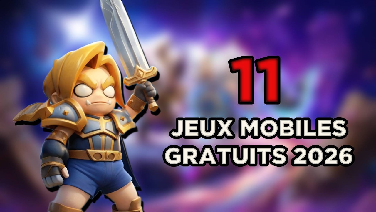 Les MEILLEURS jeux mobiles GRATUITS en 2026 (iOS & Android)