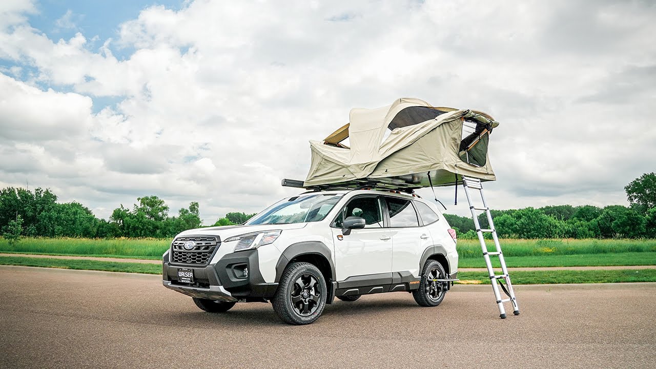 Thule Roof Top Tent & Awning | Subaru | Visual Demonstration Overview