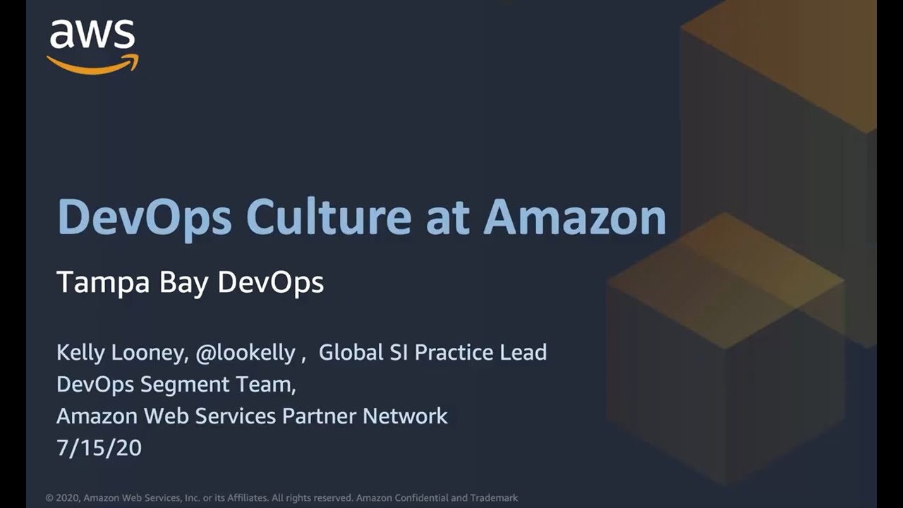 Tampa Bay DevOps - Amazon DevOps Culture