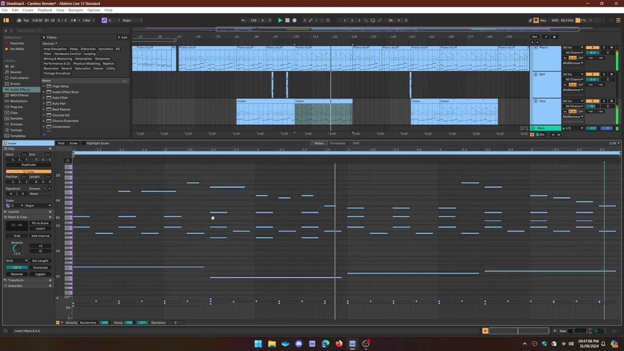 Deadmau5 - Careless (Instrumental Remake)
