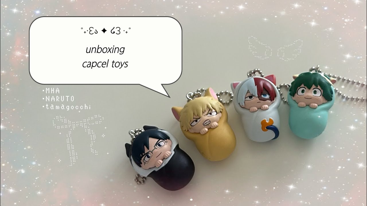 unboxing | ひたすらｶﾞﾁｬｶﾞﾁｬ開封するよ🧸🎀 ﾋﾛｱｶ/NARUTO/たまごっちﾈｲﾙｼｰﾙ🍜🍥