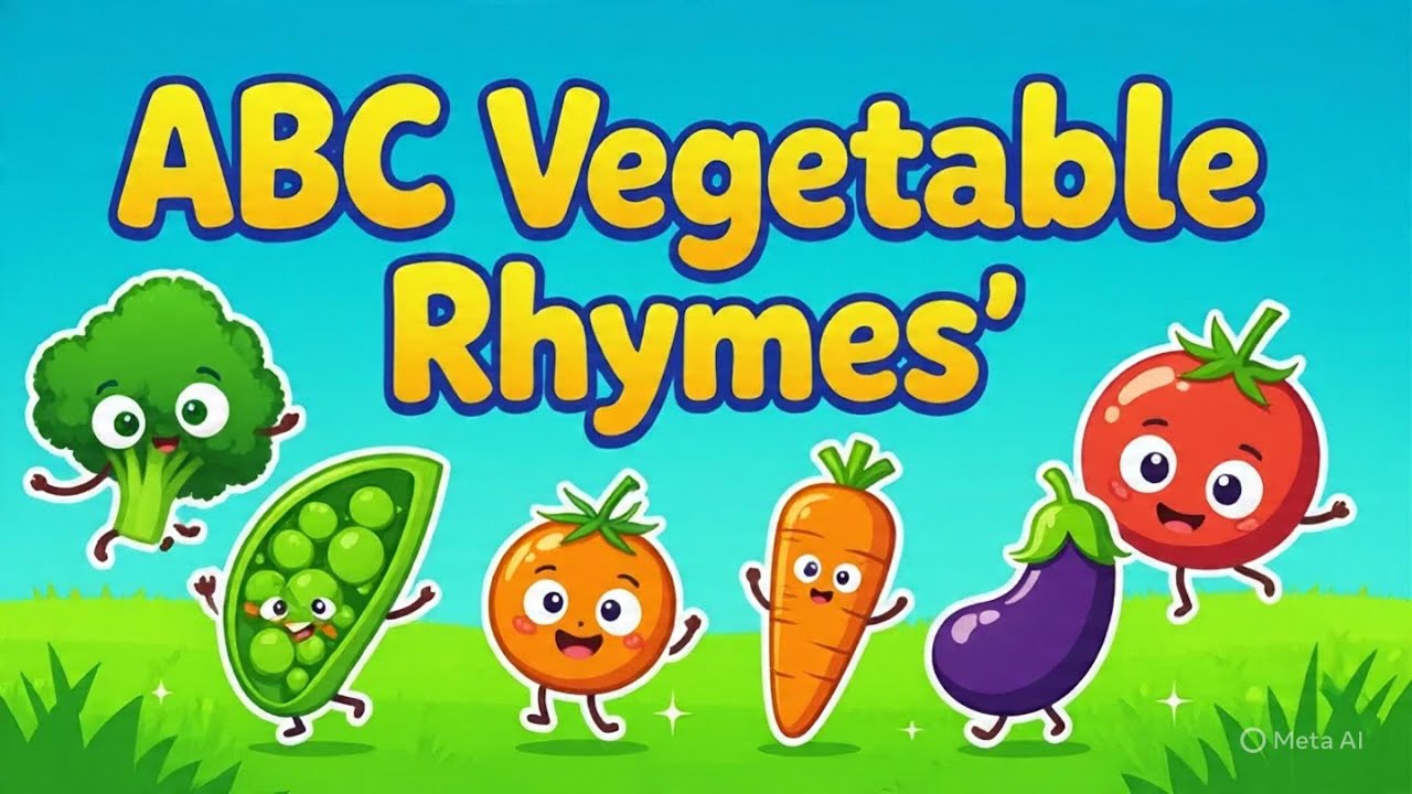 🌟 ABC Vegetable Rhyme | A to Z Vegetables for Children