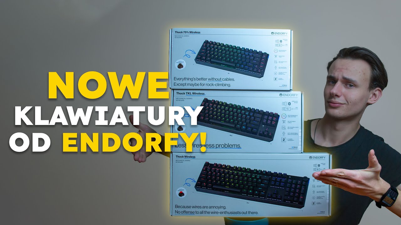 Nowe klawiatury Endorfy Thock Wireless!