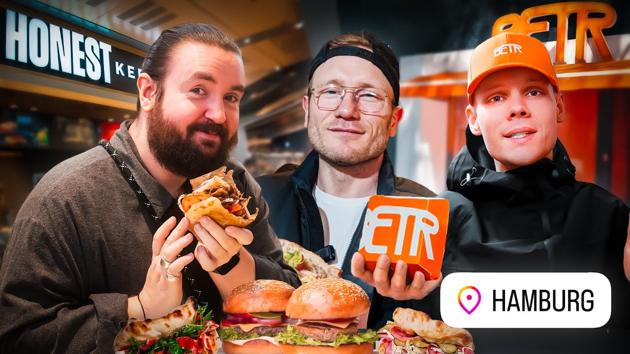Wir TESTEN HOLLES DÖNER & den BURGER von UNSYMPATISCHTV in HAMBURG