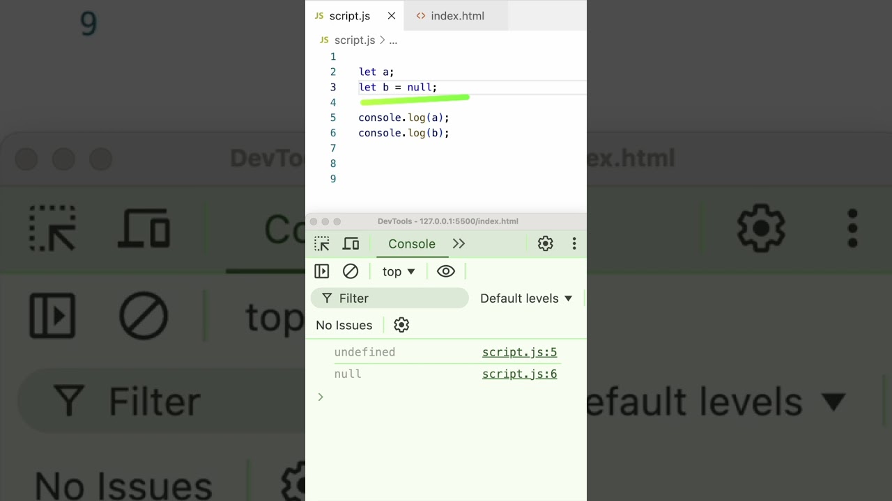Null and Undefined | Javascript | #javascriptcode  #malayalam  #programming