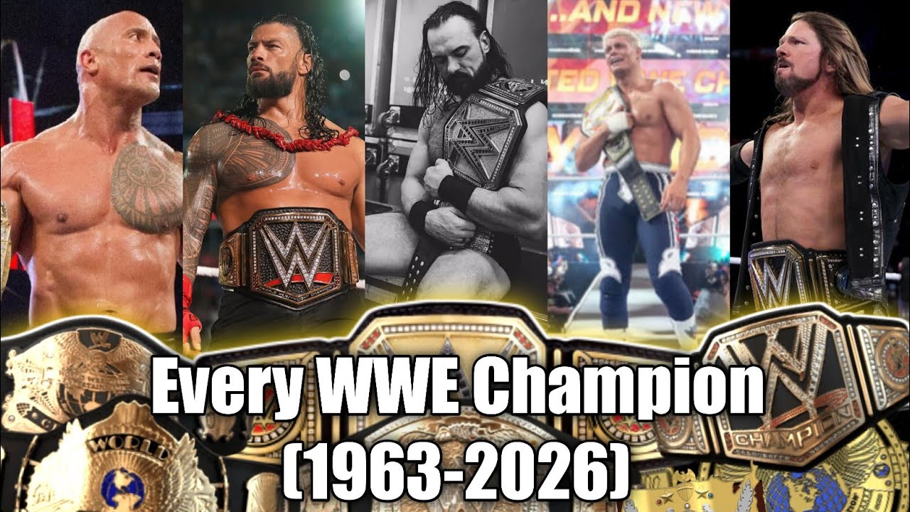 Every WWE Undisputed Champion (1963-2026)