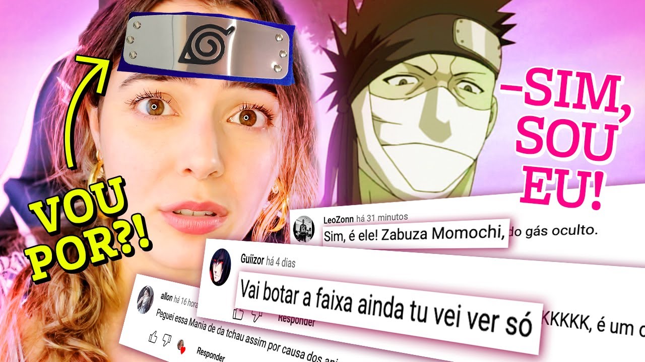 Reagindo a comentários + React Voice Makers (É ELE? ZABUZA MOMOCHI?!)