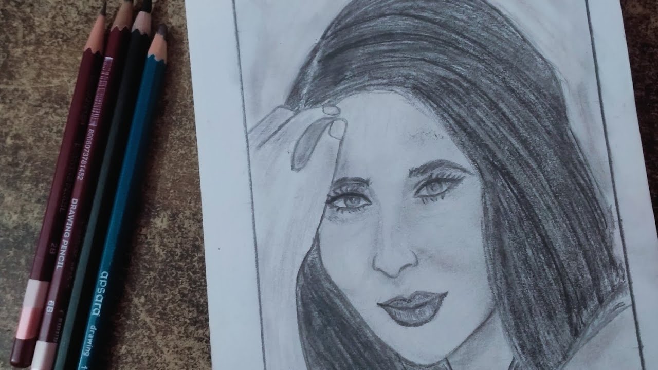 How to draw hairs❤️#art #easyartlover #drawing #artsupplies #viral 