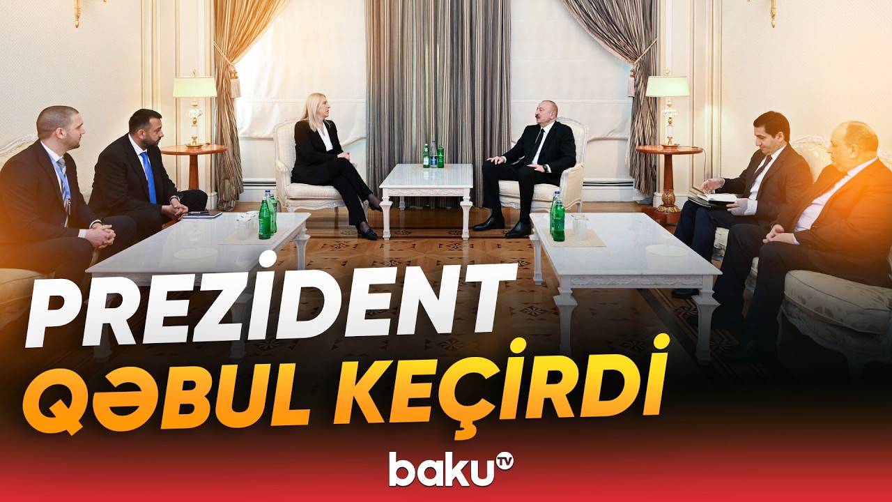 İlham Əliyev Bosniya və Herseqovina Rəyasət Heyətinin üzvü ilə görüşüb - Baku TV