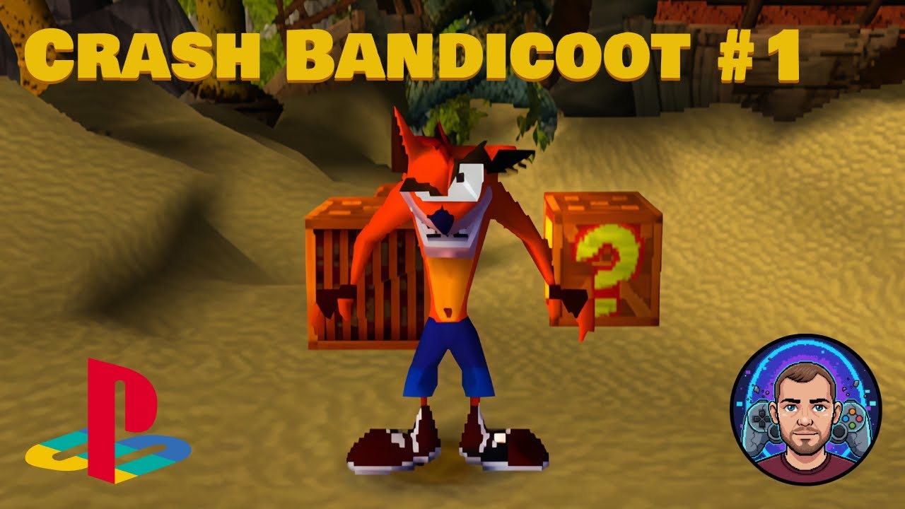 Crash Bandicoot #1 (PS1) [Без комментариев]