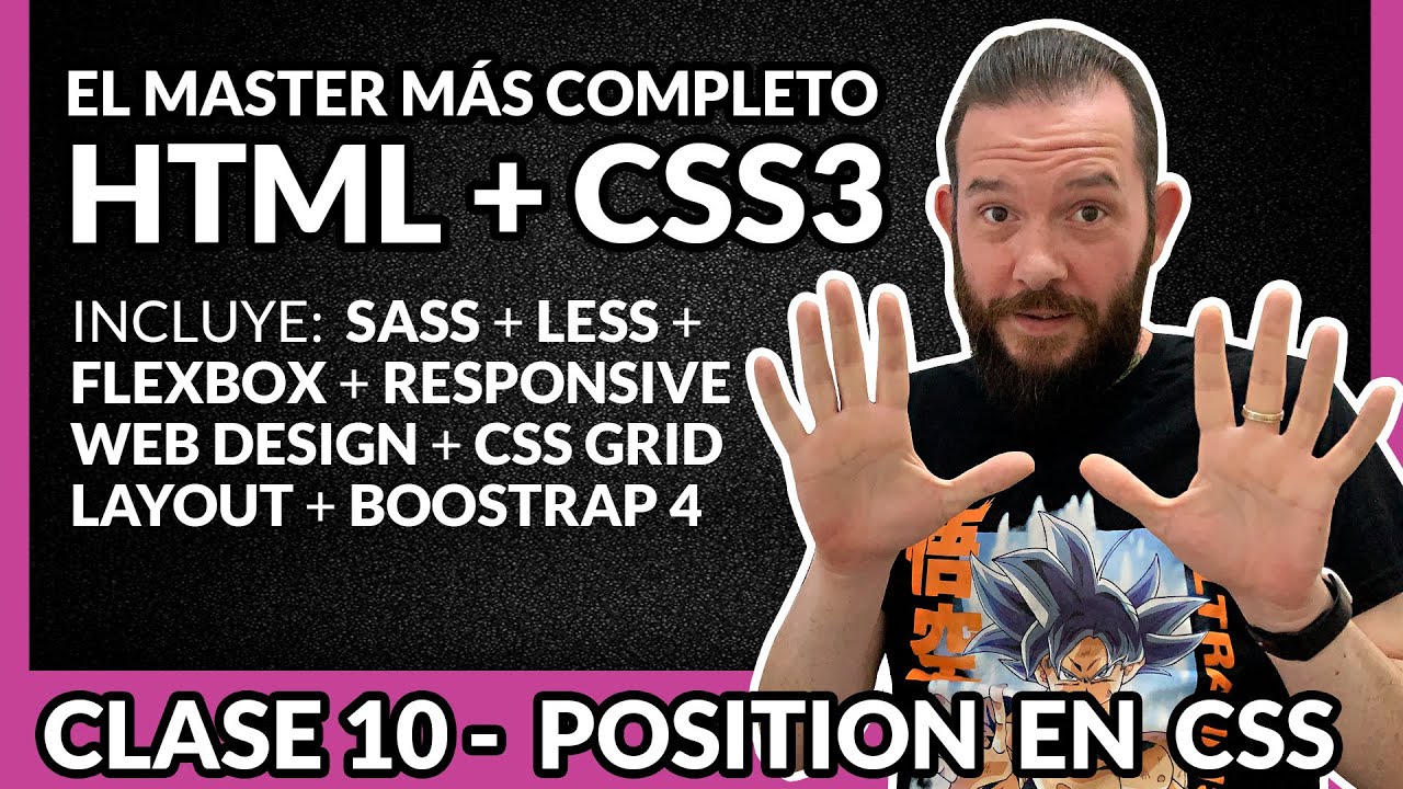 POSITION en CSS 👉 Guía completa - Posicionamiento de cajas 🚀 Clase 10 - MASTER en HTML y CSS 2020