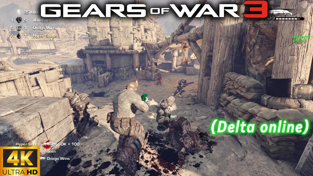 Gears of war 3 Delta Online This is Top 1% Movement & Accuracy...