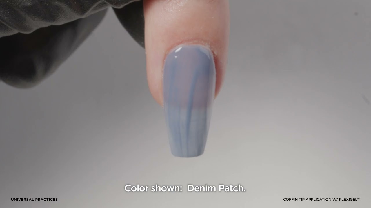 CND™ Coffin Tip Application with CND™ Plexigel