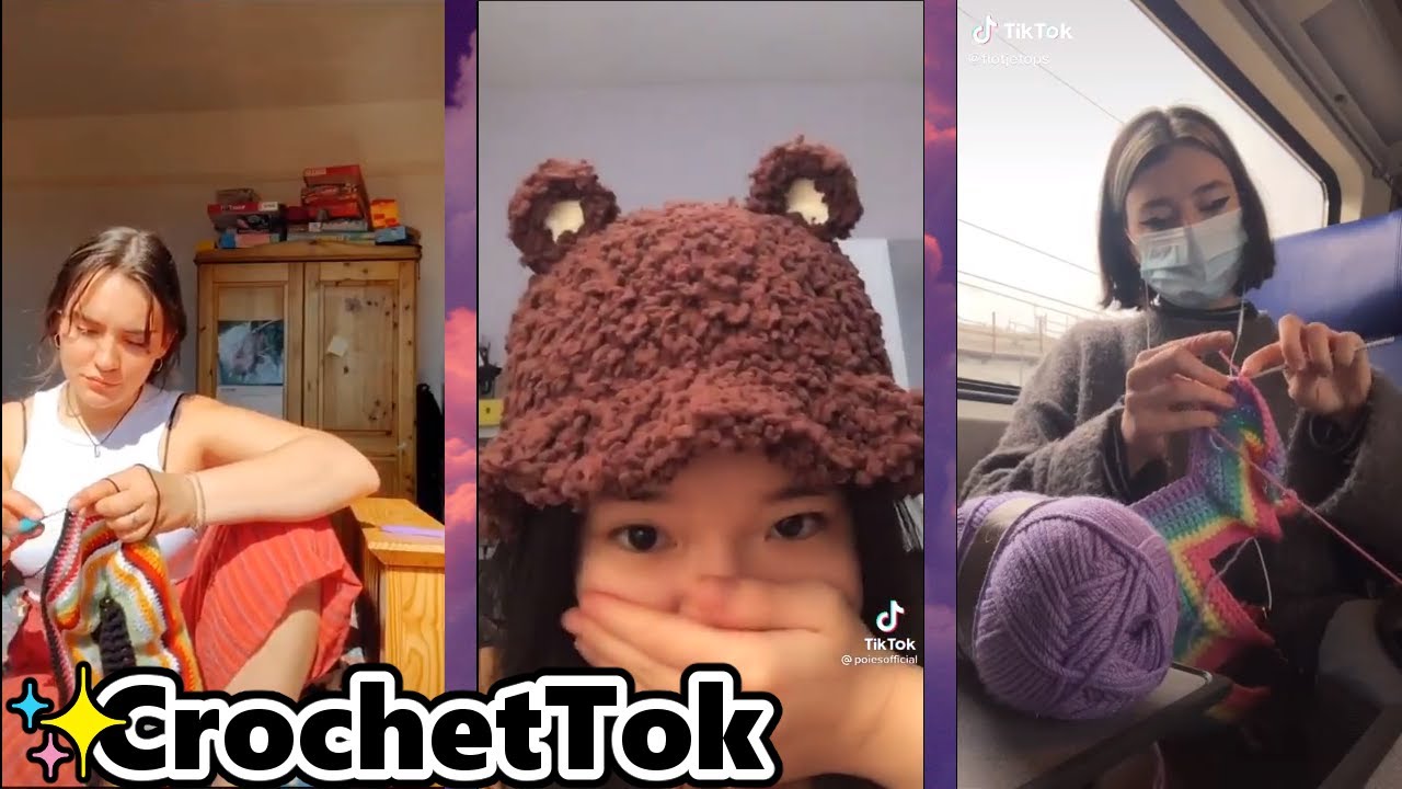 TikTok Knitting And Crochet Craft Compilation ☮️🧶 #7