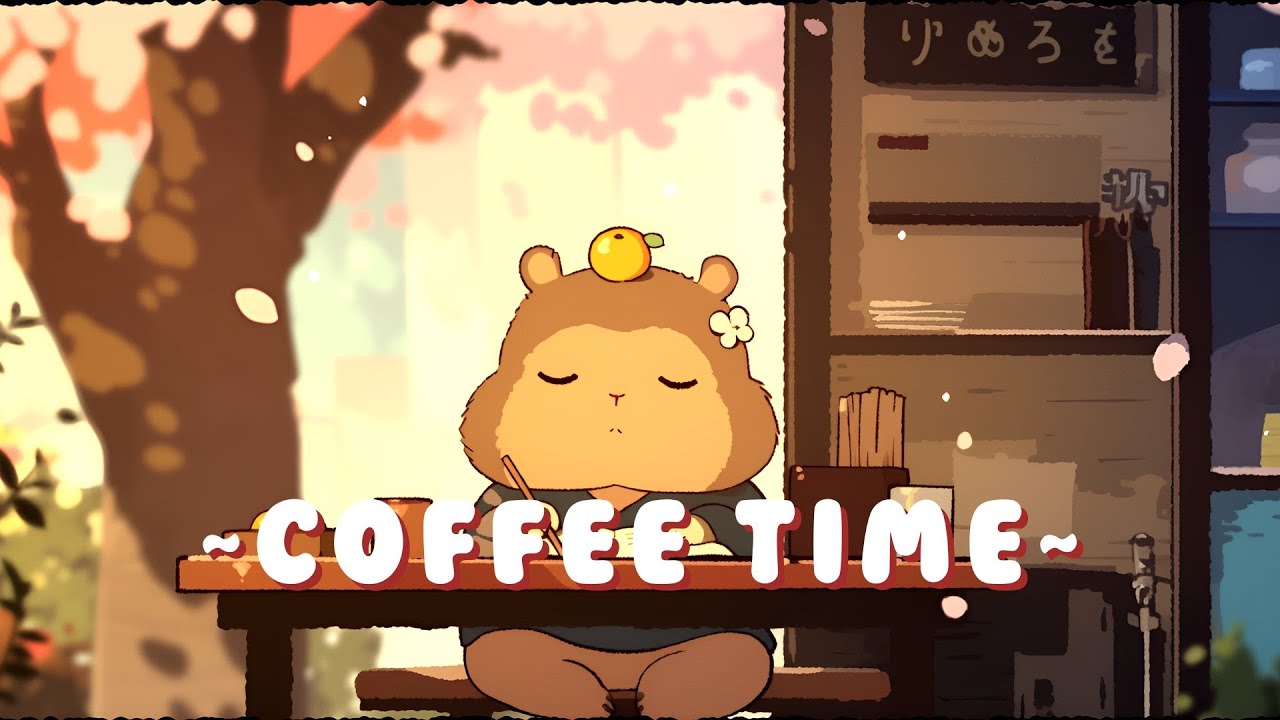 Capybara Music Corner | Lofi Hip Hop for Studying 🌸 ☕