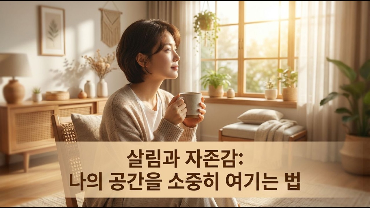 🏡살림과 자존감: 나의 공간을 소중히 여기는 법, 내 집이 나를 치유하는 비밀 #내집 #자존감 #살림비밀