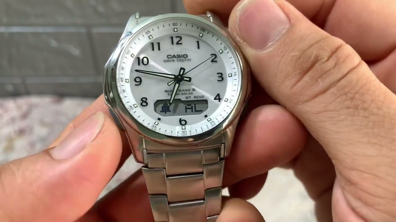 Casio mutiban 6 wva-M630 cách chĩnh giờ từ a-z.  Zalo 0366628382