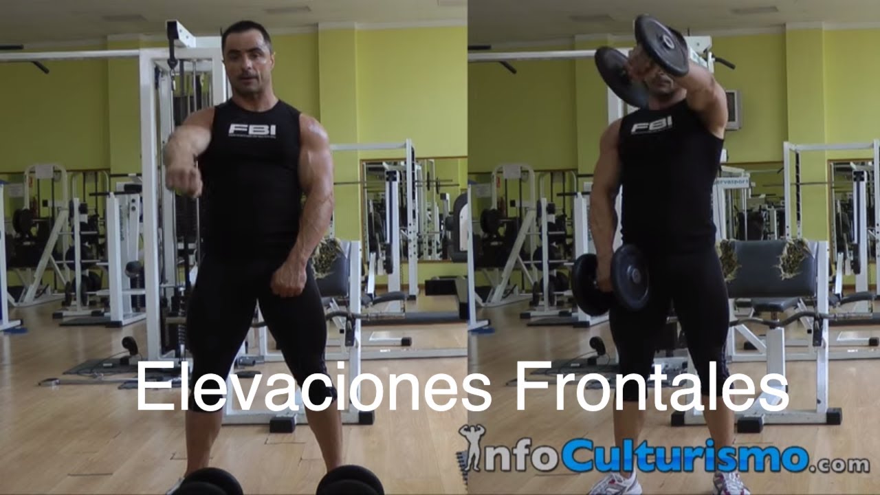 ELEVACIONES FRONTALES CON MANCUERNAS