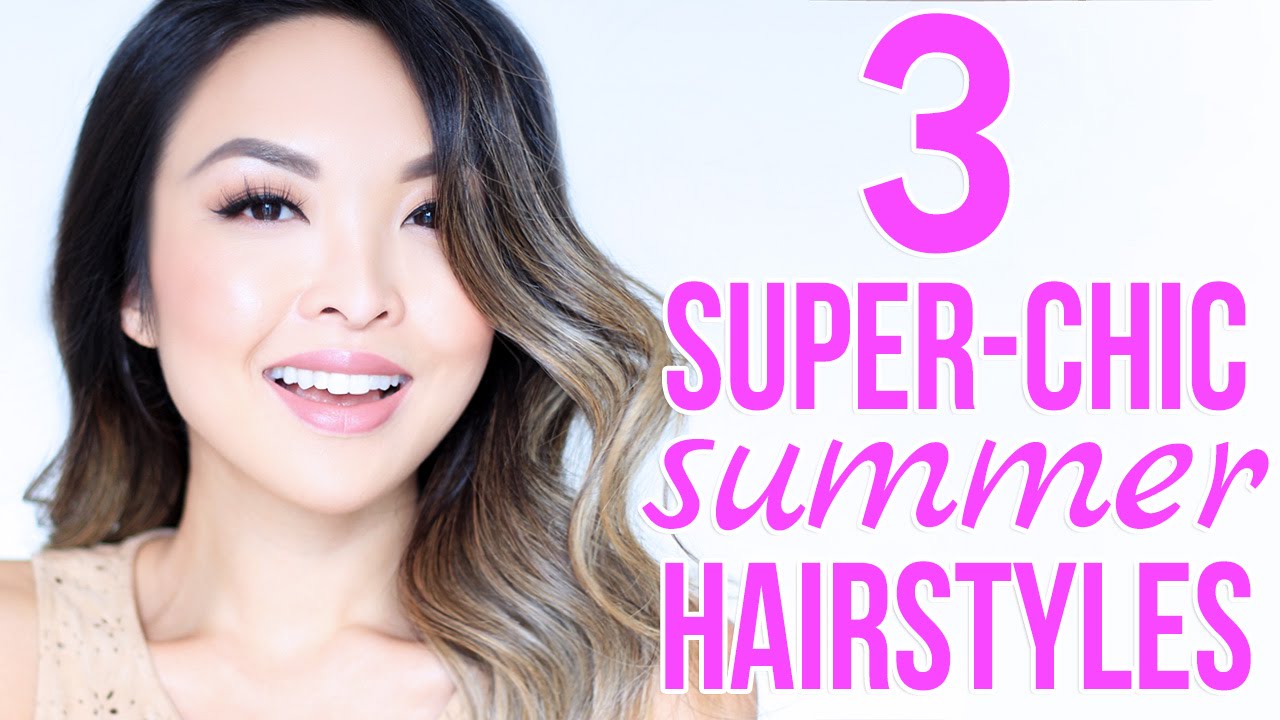 HOW TO: Style Your Hair For A Big Summer Event | 3 Easy Hairstyles