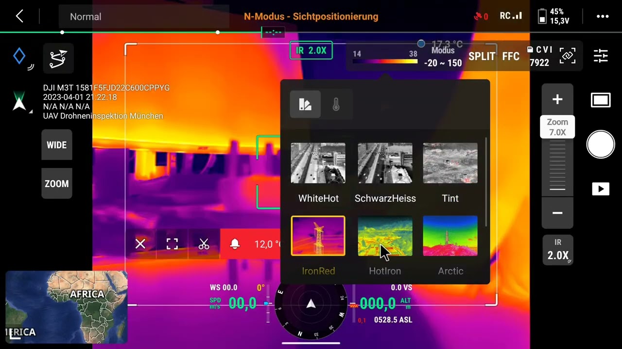 M3T und M30T Hotspot und Radiometrie parametrieren