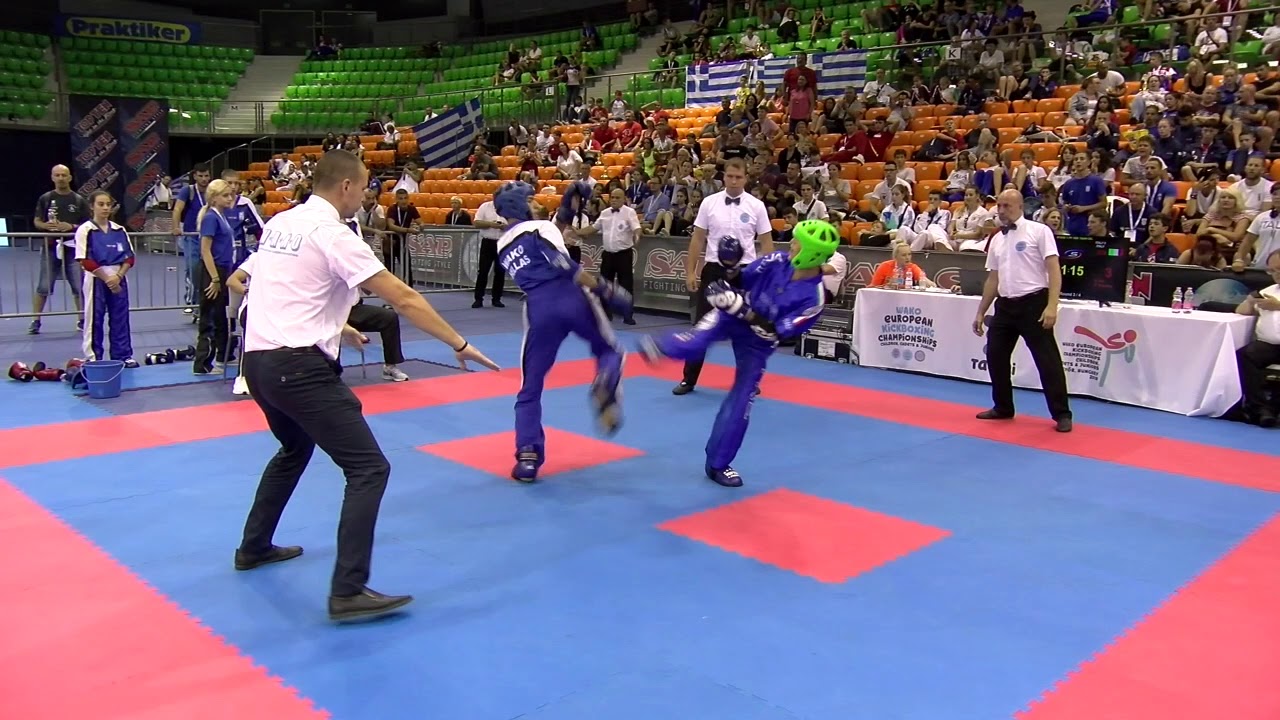 Greece 1 v Italy 2 Older Cadets Team Event WAKO European Championships 2019