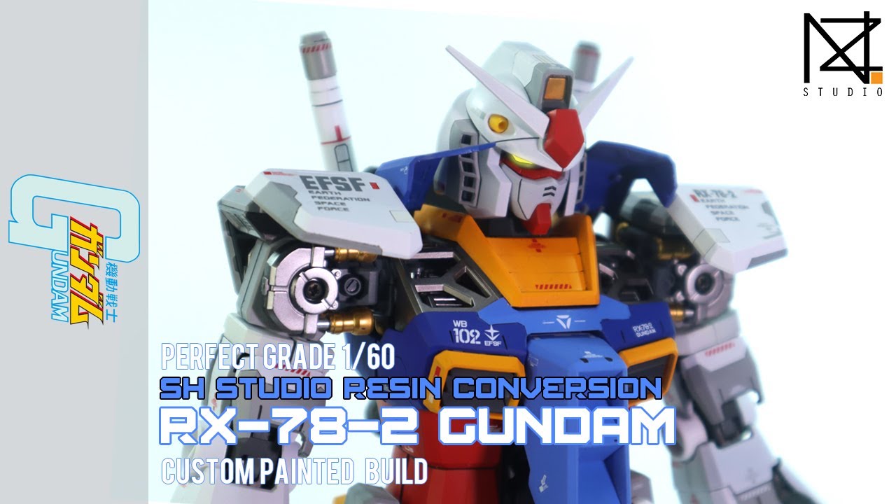 [Custom Painted Build] PG 1/60 RX-78-2 GUNDAM w/ SH Studio Resin Conversion