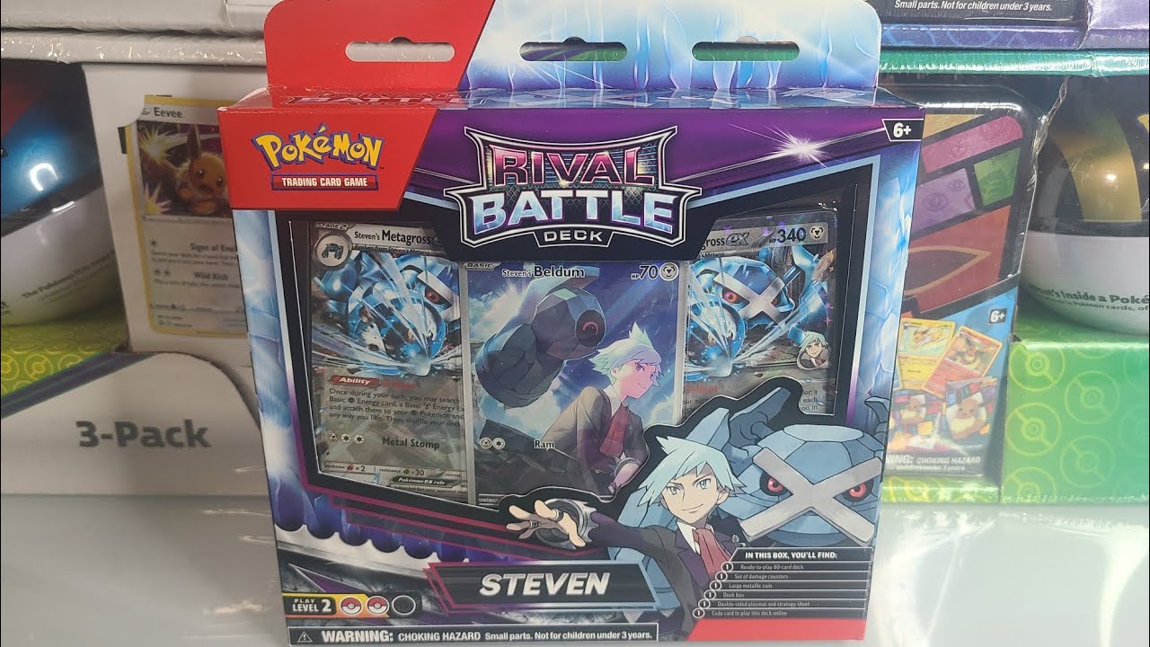 Steven Rival Battle Deck Unboxing (Steven's Beldum)