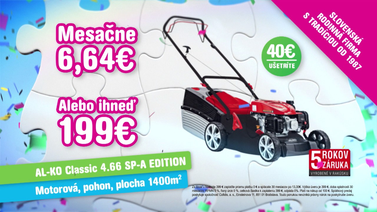 TPD 30 rokov - Kosačka AL-KO