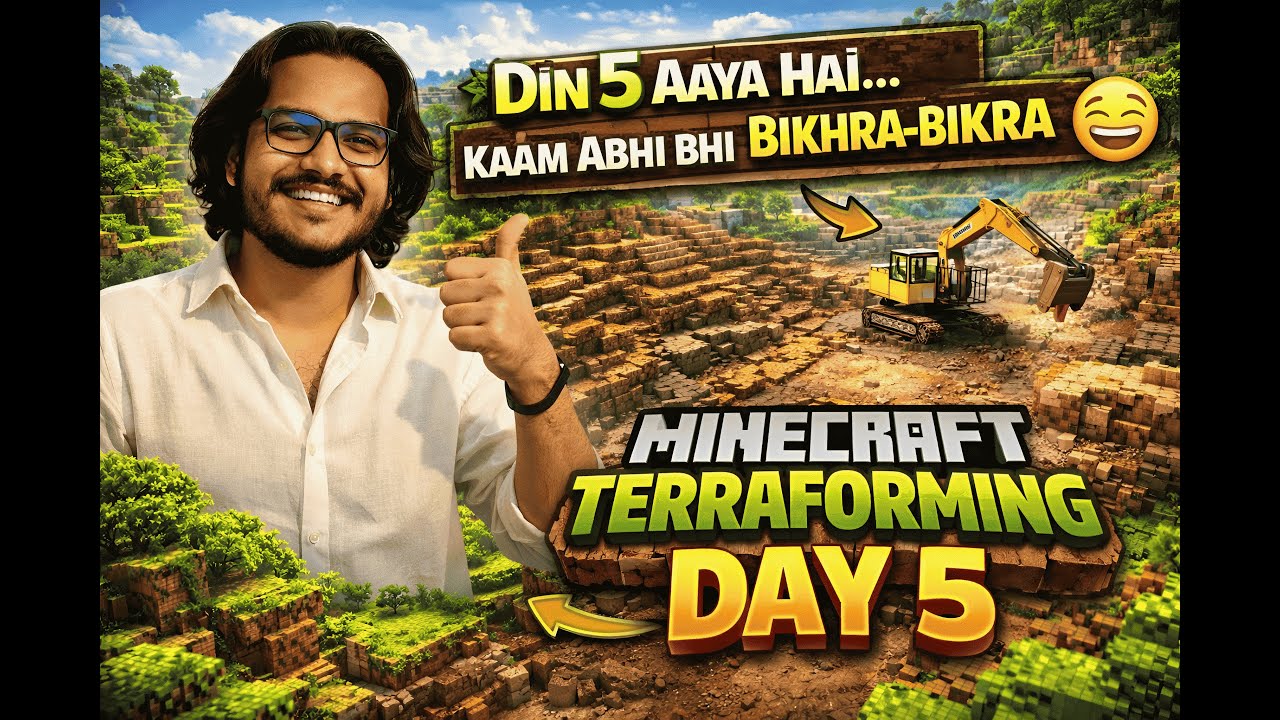 Day 5 Terraforming | Progress Dikhega Aaj 👀