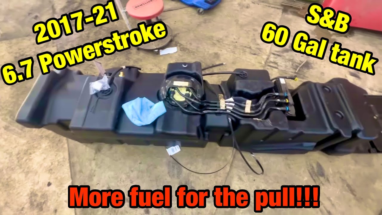 2020 F250 S&B 60 gal tank install