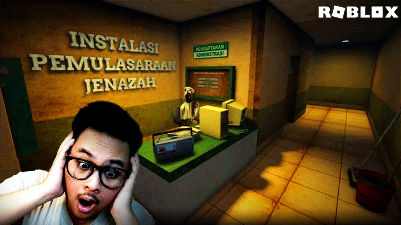 BEKERJA MENJADI PENJAGA MAYAT DI MALAM HARI! - The Morgue Shift Roblox