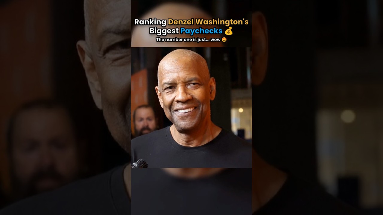 Ranking Denzel Washington's Biggest Paychecks 💰 #BlackHistoryMonth #BHM #denzelwashington #paycheck