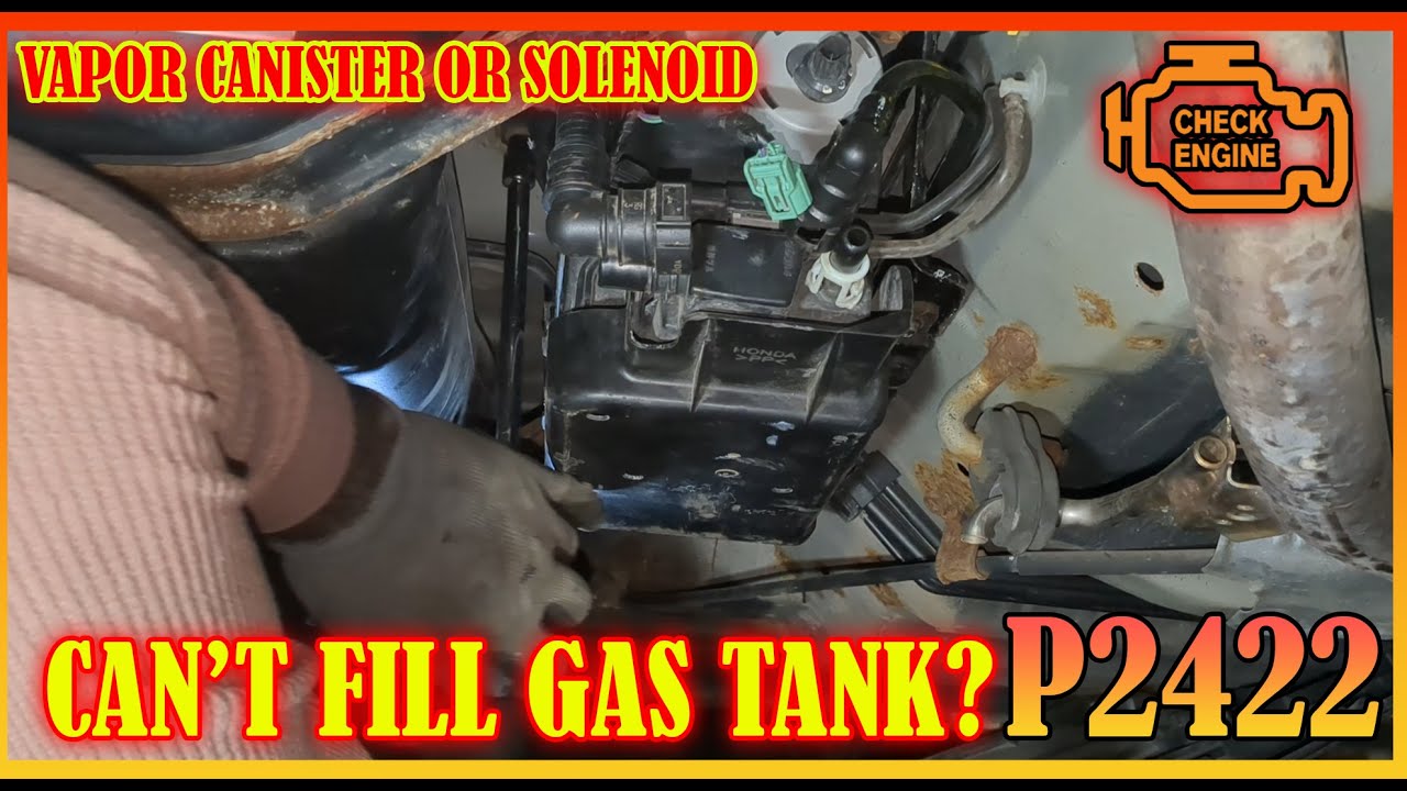 Repair P2422 Honda Civic Vent Valve Stuck Closed