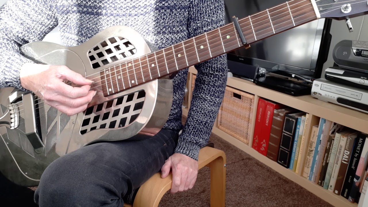 Playing in open G tuning..4) Putting a song together - fingerstyle.
