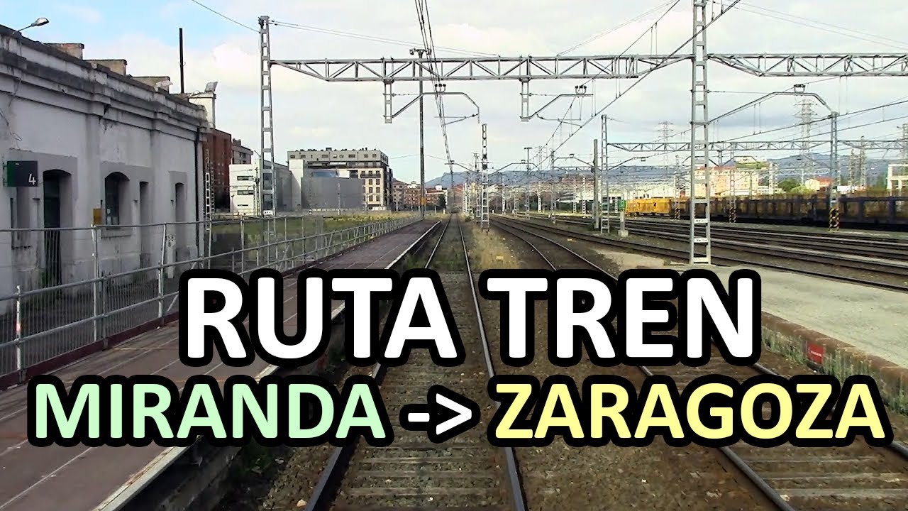 RUTA TREN MIRANDA LOGROÑO ZARAGOZA
