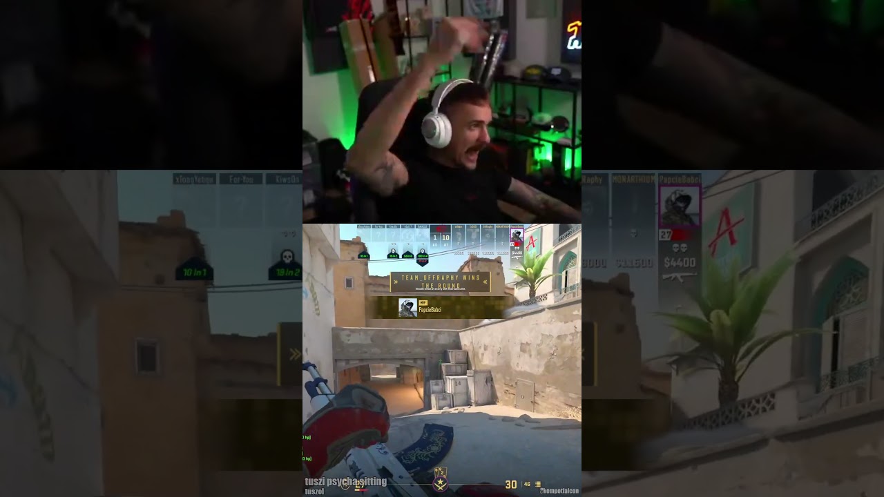 #tuszol psycha siada w #cs2 Flexowanie na wizji 💪 #csgo #counterstrike #twitch #gaming #streamer