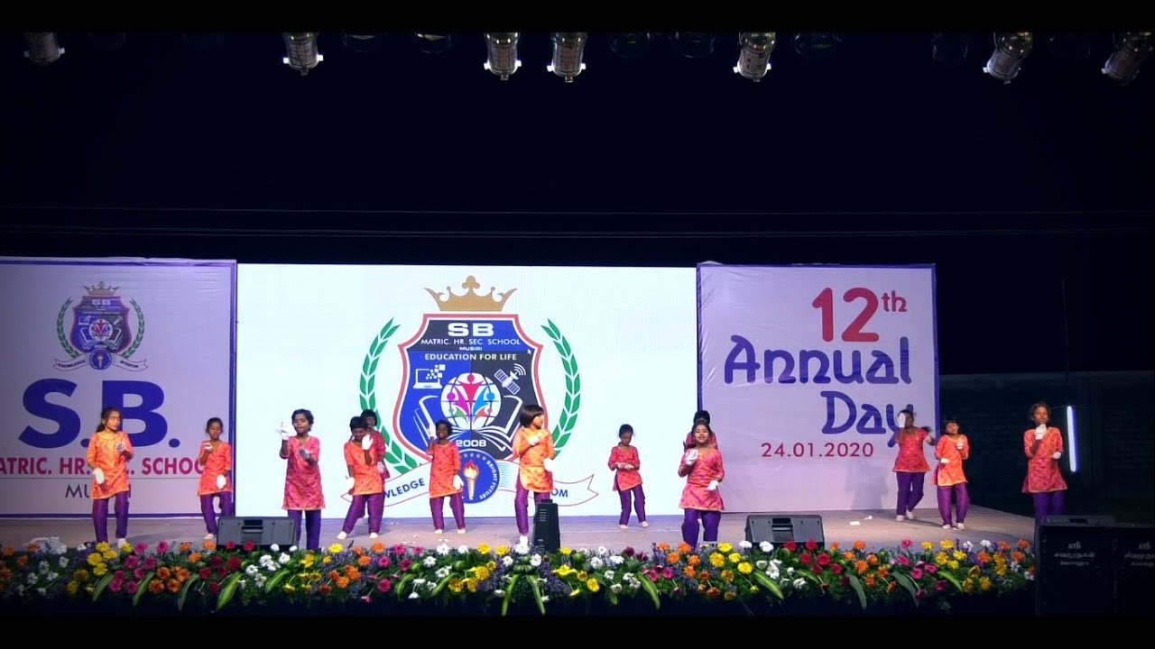 Varavu Ettana Selavu Pathana Song Dance Performance SB School Musiri, Annual Day - 2020