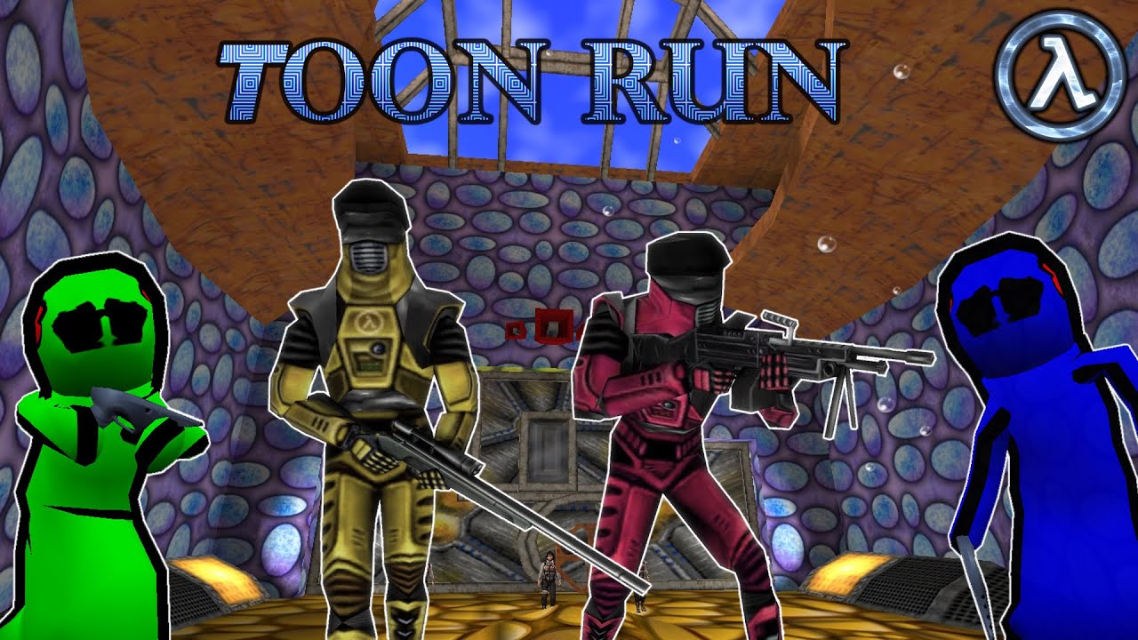 [Sven Co-op Toon Run 1-3] Full Walkthrough
