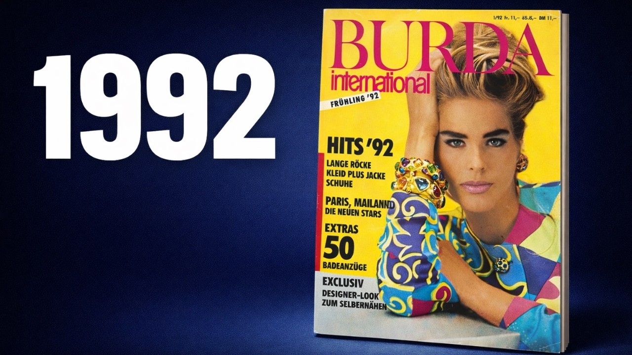 Burda International Spring 1992 | Vintage Fashion Magazine