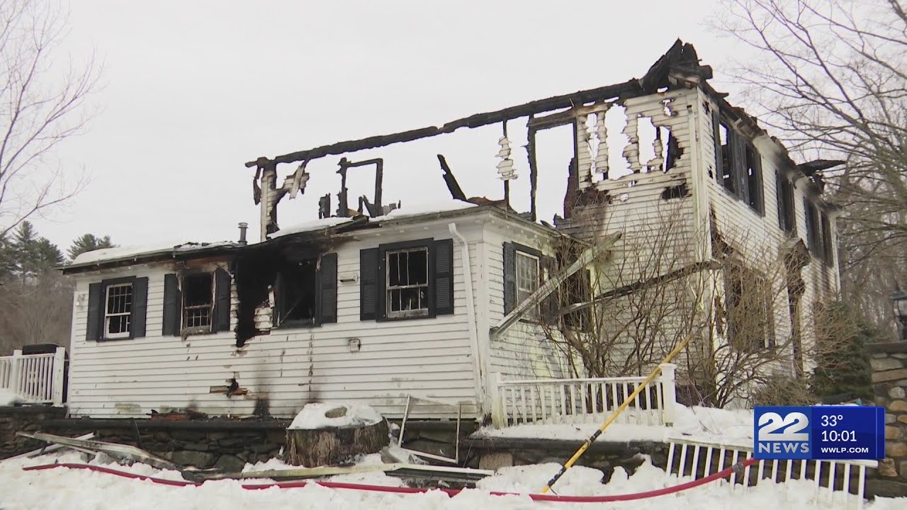 Two dead after three-alarm house fire in Monson